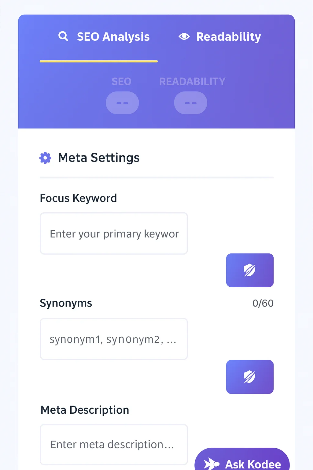 Content Optimization